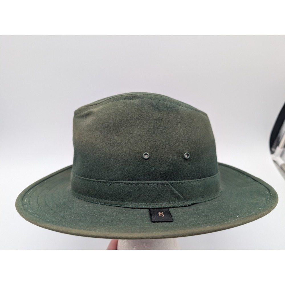 Browning Mens Forest Green Outdoor Safari Brimmed Hat Made in USA Large